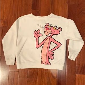 Girls Pink panther sweatshirt. Zara kids. Cute!!